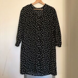 Frank & Oak Polkadot button-up Long-sleeve Dress